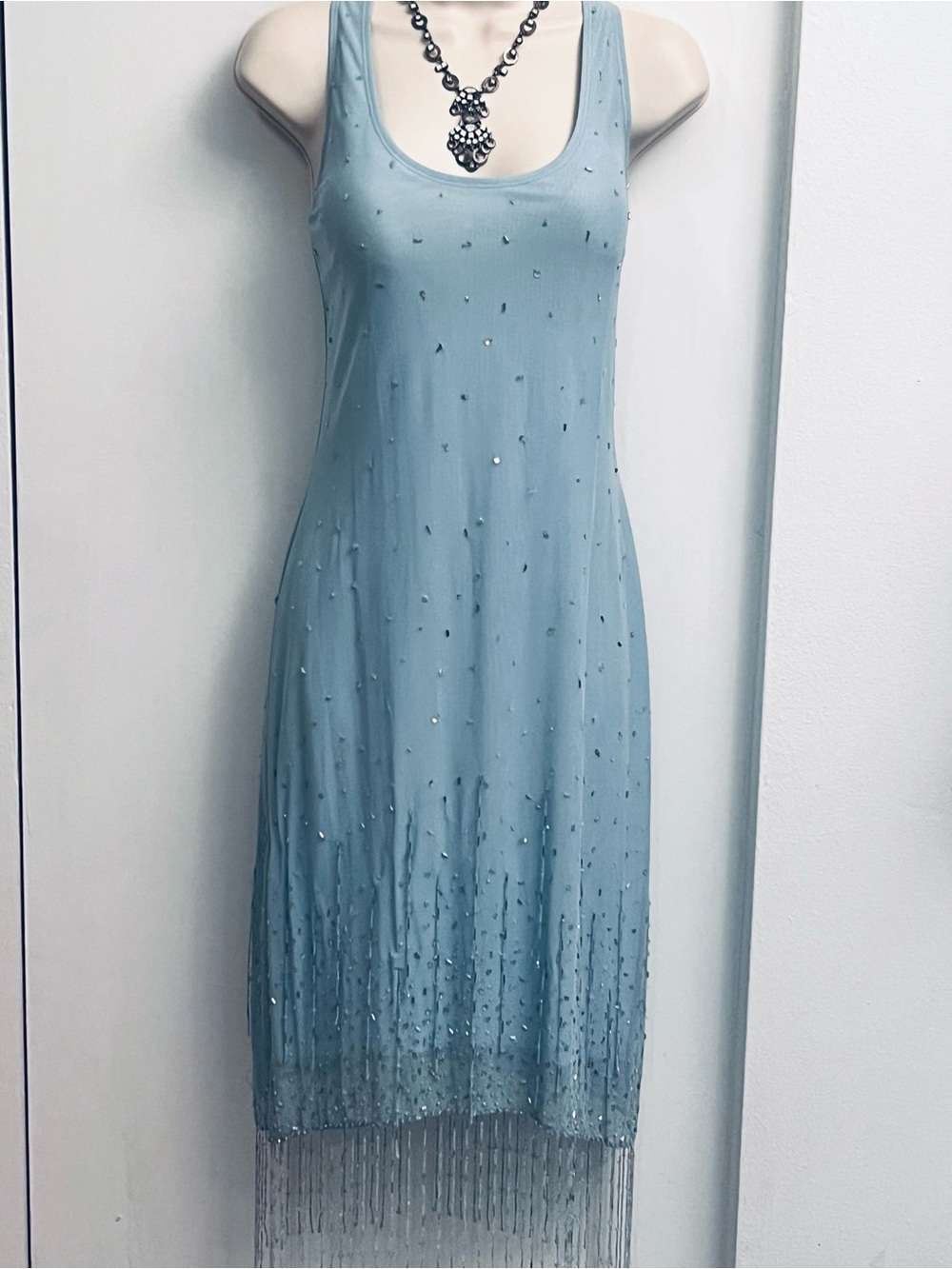 NWT Laundry Flapper style elegant cocktail party dress maxi midi